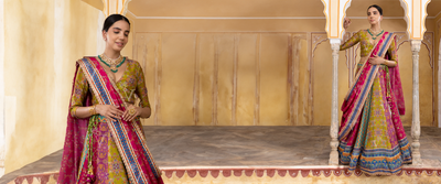 Embrace the Festive Spirit with Vasansi's Bandhani Lehengas