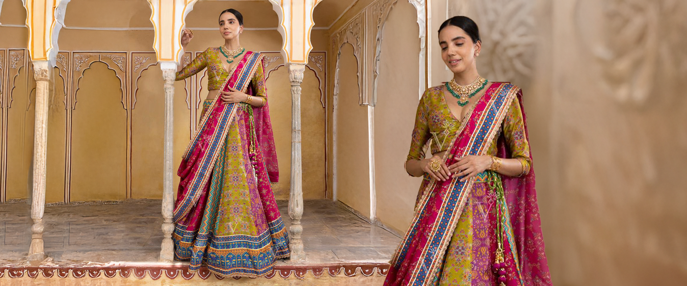 Color Me Festive: Perfect Lehengas for Your Haldi & Mehendi Functions