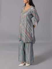 Grey Vasansi Silk Kurta And Pant Set
