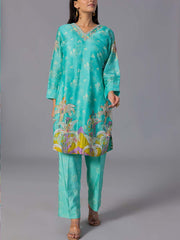 Sky Blue Vasansi Silk Co-Ord Set