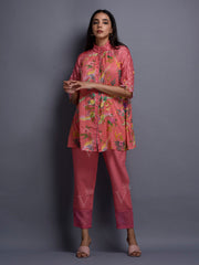 Brick Red Cotton Co Ord Set