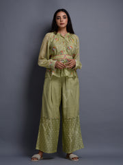Moss Green Cotton Co Ord Set