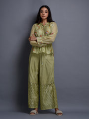 Moss Green Cotton Co Ord Set