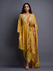 Yellow Cotton Co Ord Set