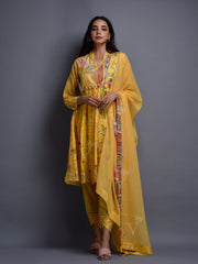 Yellow Cotton Co Ord Set
