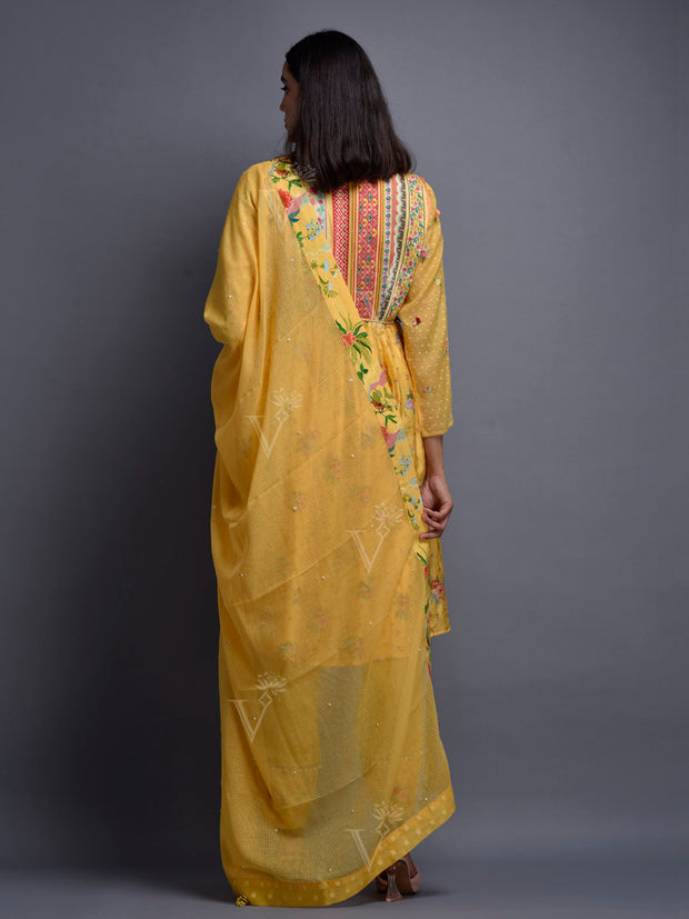 Yellow Cotton Co Ord Set