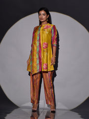 Multi Color Vasansi Silk Printed Co Ord Set