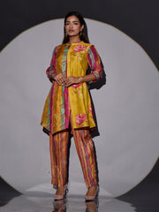 Multi Color Vasansi Silk Printed Co Ord Set