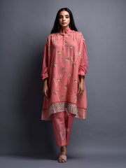 Brick Red Cotton Co Ord Set