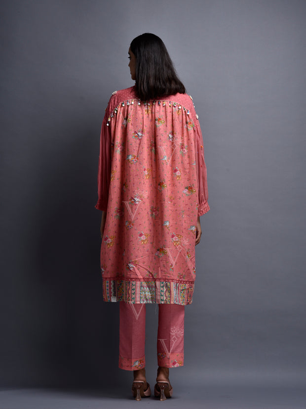 Brick Red Cotton Co Ord Set