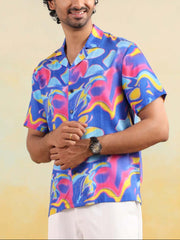 Mirage Flow Relaxed Fit Cuban Collar Shirt