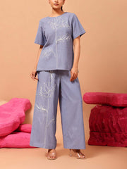 DD35, MTO, RK, blue , grey , cotton, summer , monsoon24 , cotton Co Ord set , Co Ord set