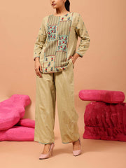 Green Cotton Co Ord Set