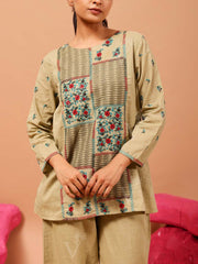 Green Cotton Co Ord Set