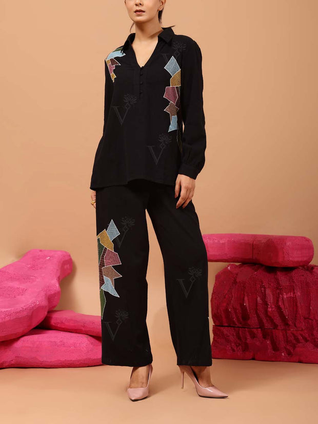 DD35, MTO, RK, Black , cotton , summer , monsoon24 , cotton Co Ord set , Co Ord set
