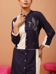 Black Rayon Cotton Dress