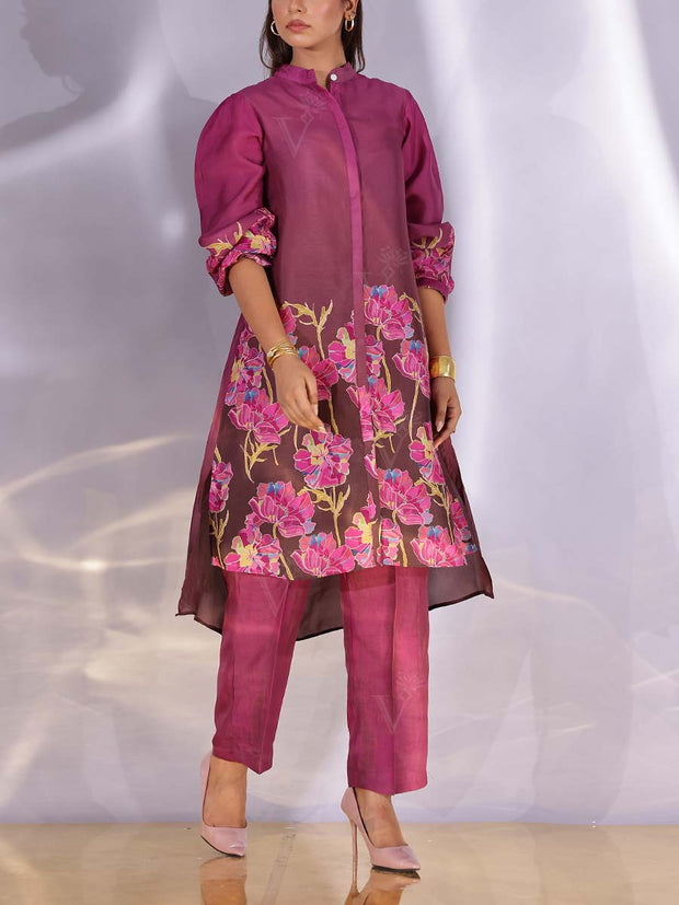Mulberry Vasansi Silk Printed Co Ord Set