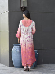 Pink Vasansi Silk Printed Co Ord Set