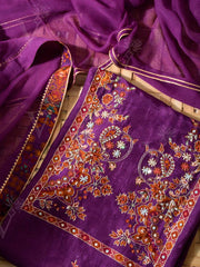 Violet Vasansi Silk Dress Material