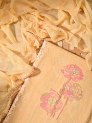 Warm Ivory Cotton Dress Material