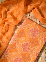 Yellow Cotton Dress Material
