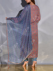 Cotton Dobby Printed Suit Set
