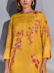 Yellow Vasansi Silk Co Ord Set