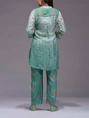 Green Vasansi Silk Co Ord Set