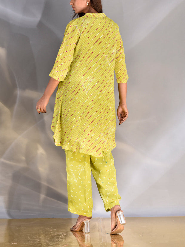Light Green Vasansi Silk Co Ord Set