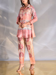 Sand Pink Vasansi Silk Semi-Formal Set