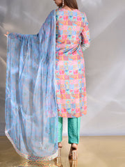 Multi Color Vasansi Silk Suit Set