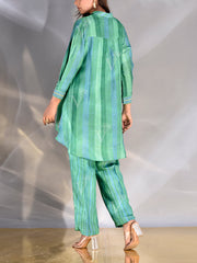 Green Vasansi Silk Co Ord Set