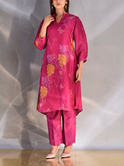 Pink Vasansi Silk Co Ord Set