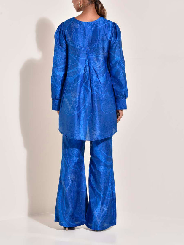 Blue Vasansi Silk Co Ord set