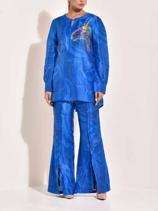 KS, DD28, MTO, Blue, Vasansi Silk , Co Ord Set