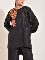 Black Vasansi Silk Co Ord set