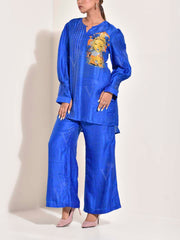 Blue Vasansi Silk Co Ord set