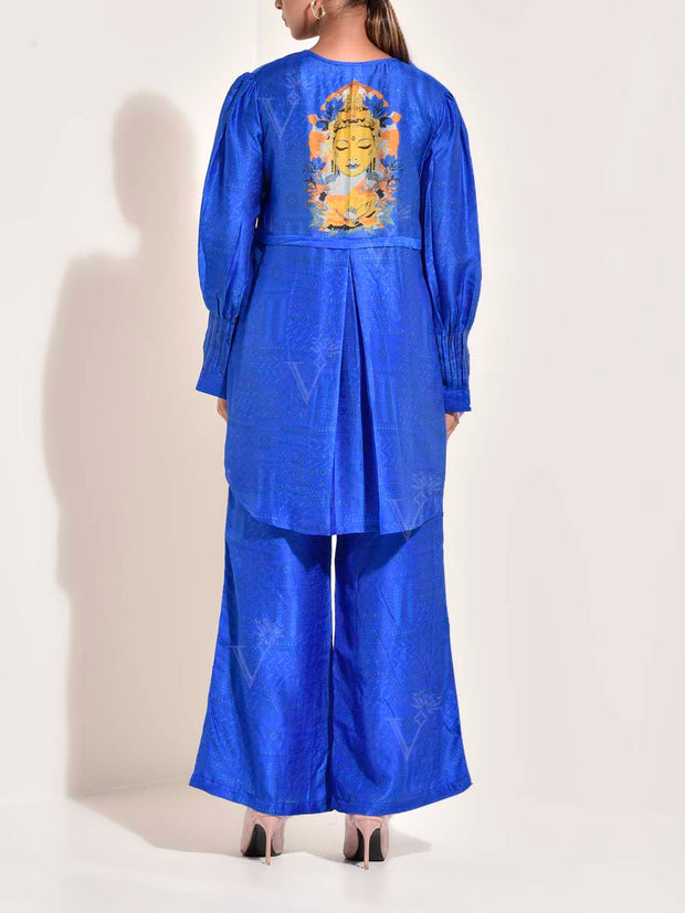 Blue Vasansi Silk Co Ord set