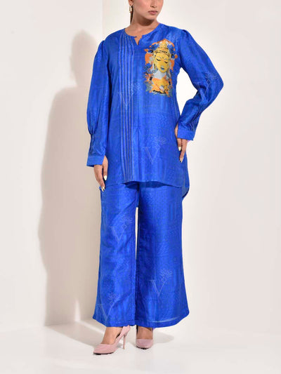 KS, DD28, MTO, Blue, Vasansi Silk , Co Ord Set
