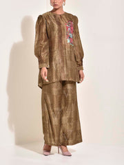 Olive Green Vasansi Silk Co Ord set