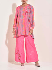 KS, DD28, MTO, Pink , Vasansi Silk , Leheriya , Co Ord Set , monsoon24 , leheriya Co Ord set