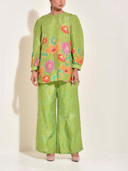 KS, DD28, MTO, Green , Vasansi Silk , Leheriya , Co Ord Set , monsoon24 , leheriya Co Ord set , mothda