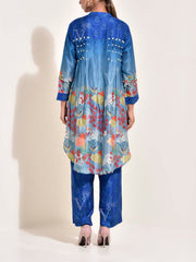 Blue Vasansi Silk Co Ord set