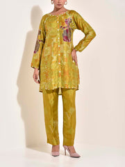 Android Green , Green , Vasansi Silk , Co Ord Set