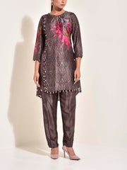 Brown , Vasansi Silk , Co Ord Set