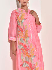 Pink Vasansi Silk Co Ord Set