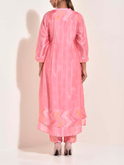 Pink Vasansi Silk Co Ord Set