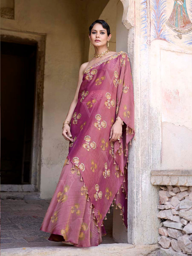 DD28, MTO, one shoulder , sharara, sharara set 