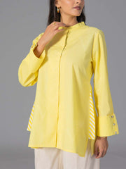 Yellow 60'S Poplin Top
