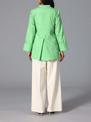 Bud Green 60'S Poplin Top